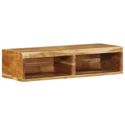 TV-vægskab 80x30x19 cm massivt akacietræ
