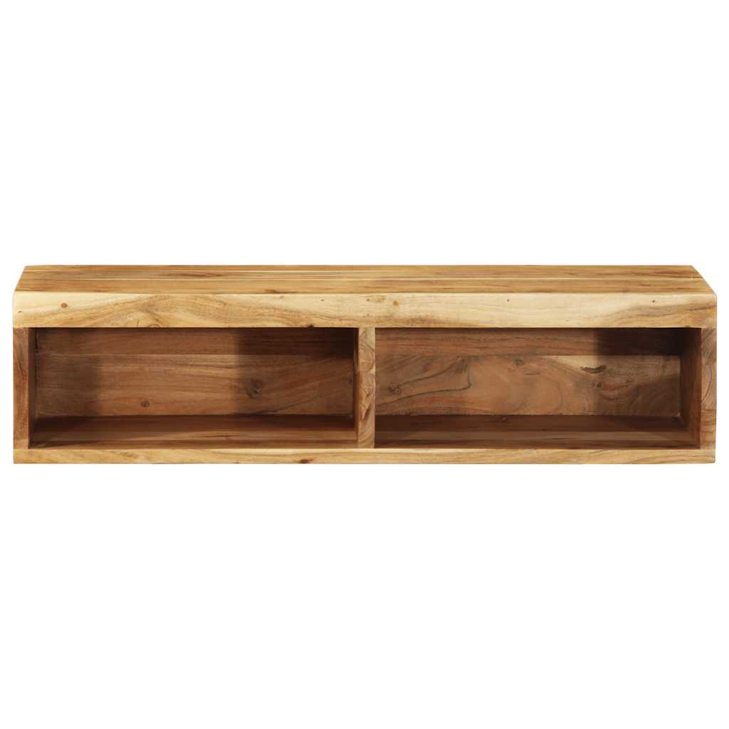 TV-vægskab 80x30x19 cm massivt akacietræ