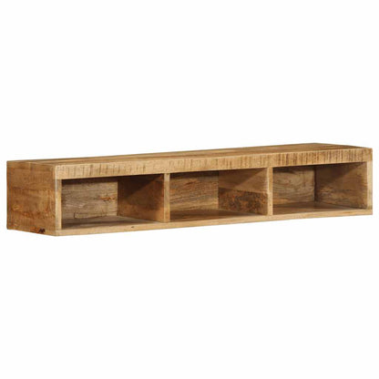Tv-vægskab 100x30x19 cm Groft mangotræ