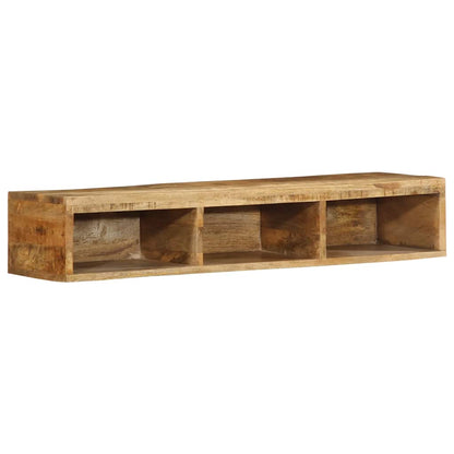 Tv-vægskab 100x30x19 cm Groft mangotræ