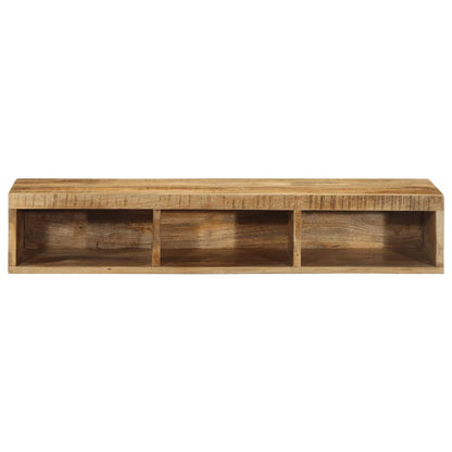 Tv-vægskab 100x30x19 cm Groft mangotræ