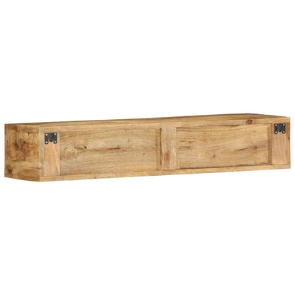Tv-vægskab 100x30x19 cm Groft mangotræ