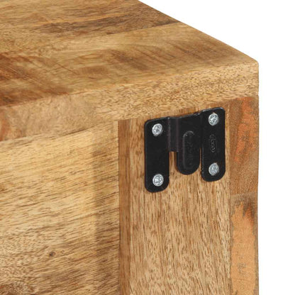 Tv-vægskab 100x30x19 cm Groft mangotræ