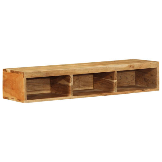 TV vægskab 100x30x19 cm massivt akacietræ