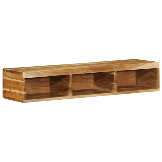 TV vægskab 100x30x19 cm massivt akacietræ