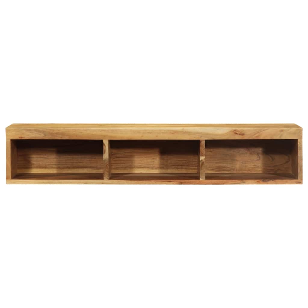 TV vægskab 100x30x19 cm massivt akacietræ
