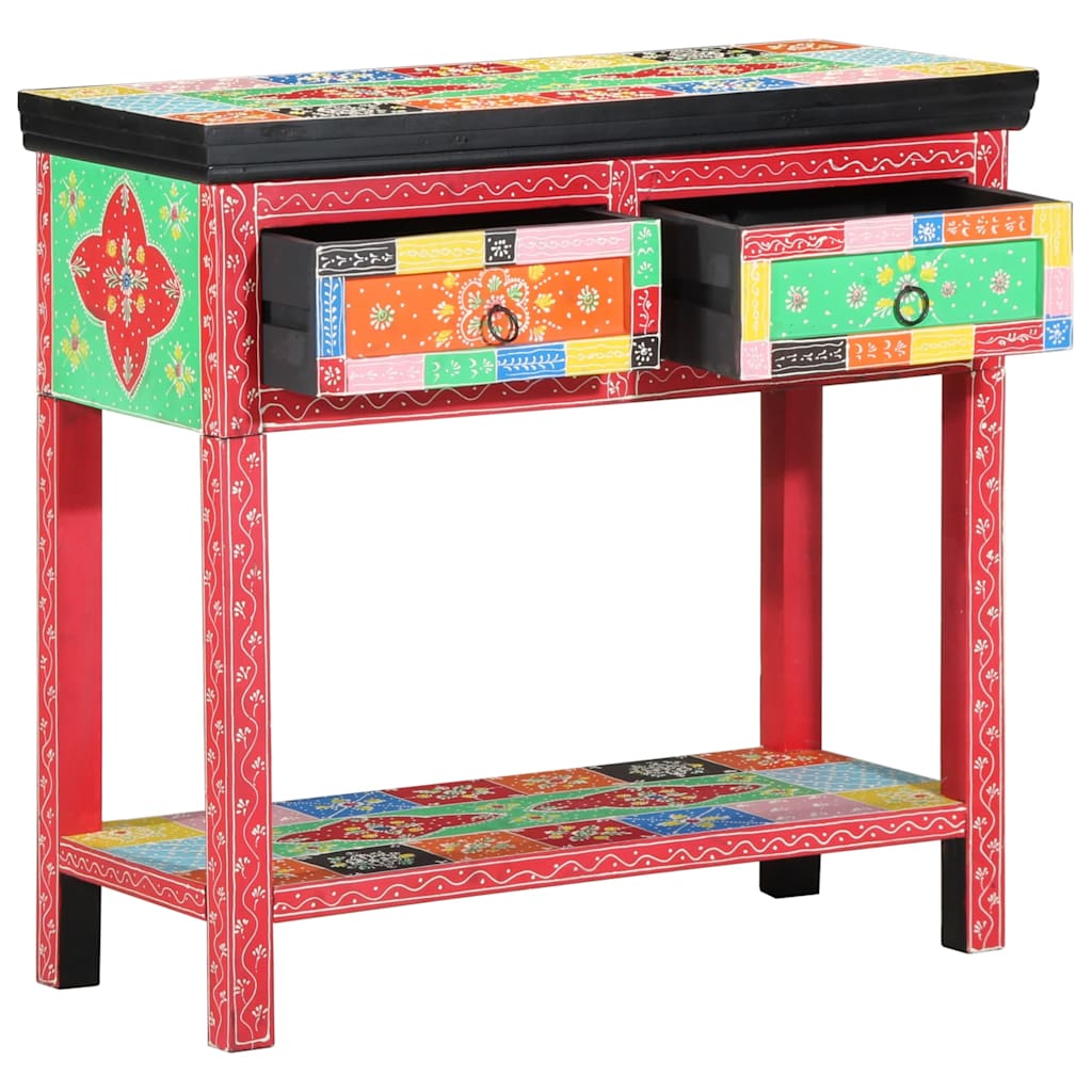 Konsolentisch Mehrfarbig 80 x 35 x 76 cm Holzwerkstoff