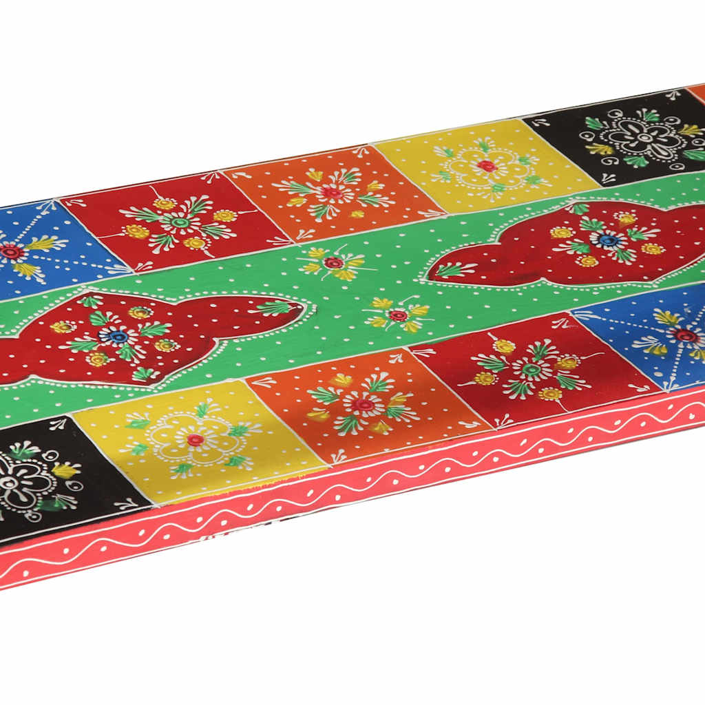Konsolentisch Mehrfarbig 100 x 30 x 75 cm Massivholz Mango