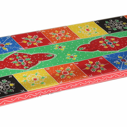 Konsolentisch Mehrfarbig 100 x 30 x 75 cm Massivholz Mango