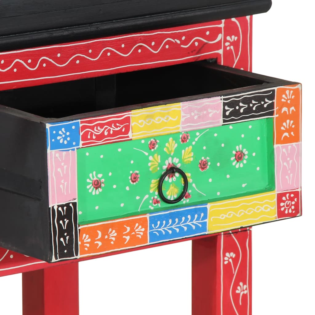 Konsolentisch Mehrfarbig 100 x 30 x 75 cm Massivholz Mango