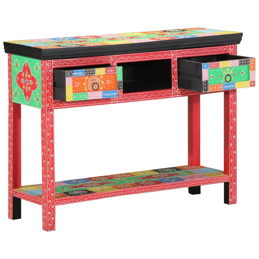 Konsolentisch Mehrfarbig 100 x 30 x 75 cm Massivholz Mango