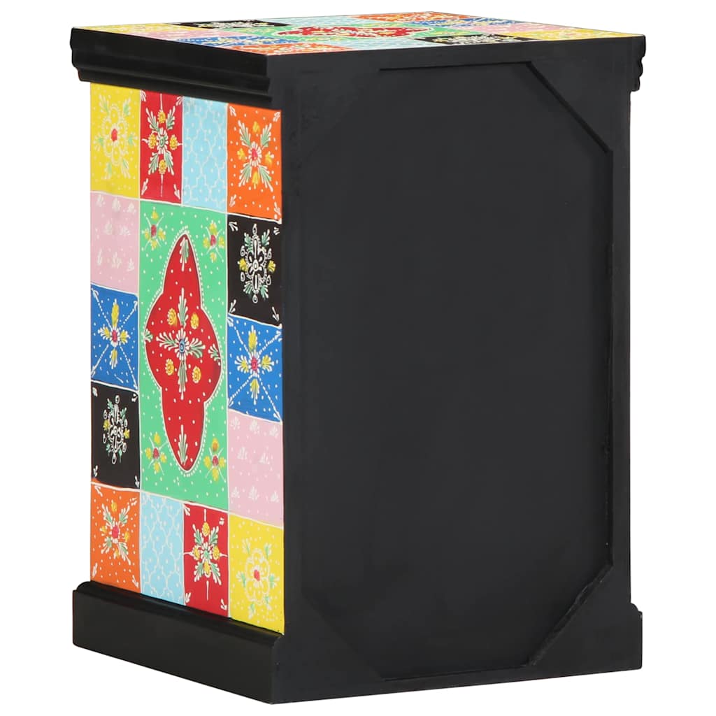 Schubladenschrank Mehrfarbig 40 x 40 x 60 cm Massivholz Mango