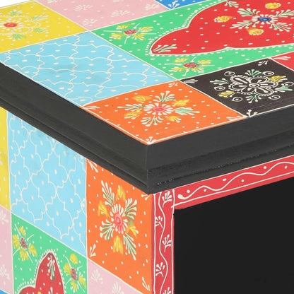 TV-Schränk Mehrfarbig 80 x 35 x 50 cm Massivholz Mango