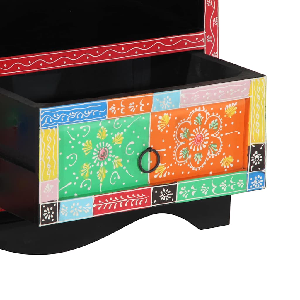 TV-Schränk Mehrfarbig 80 x 35 x 50 cm Massivholz Mango