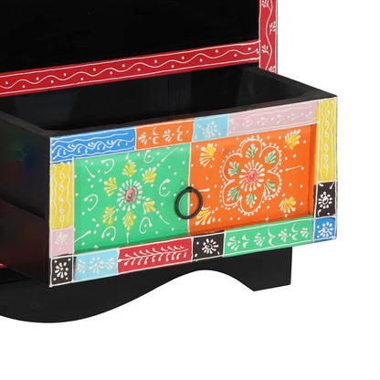 TV-Schränk Mehrfarbig 80 x 35 x 50 cm Massivholz Mango