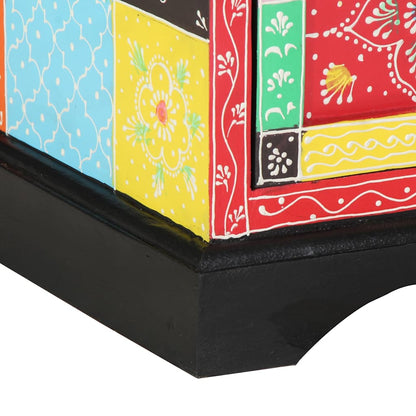TV-Schränk Mehrfarbig 80 x 35 x 50 cm Massivholz Mango