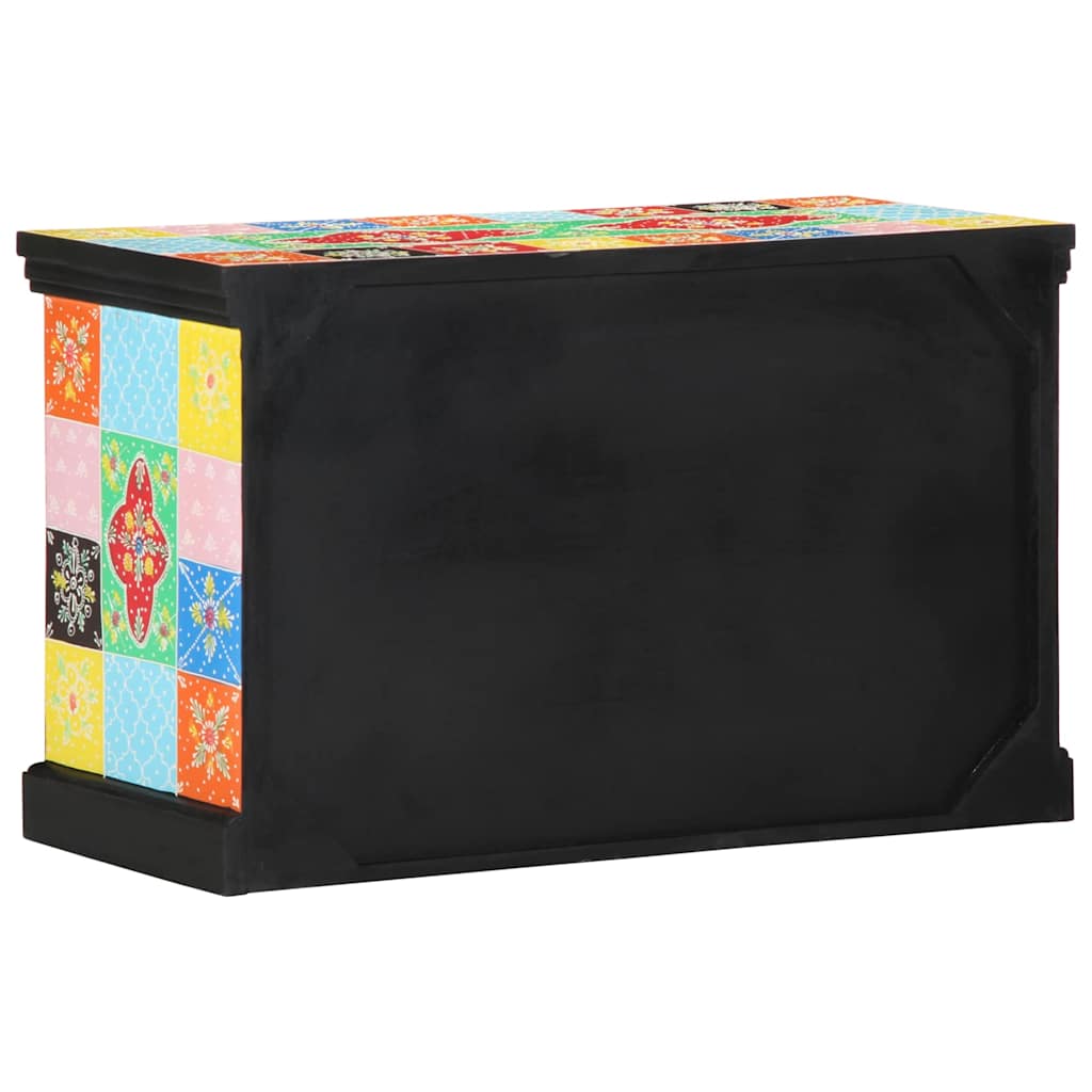 TV-Schränk Mehrfarbig 80 x 35 x 50 cm Massivholz Mango