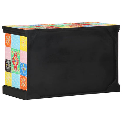 TV-Schränk Mehrfarbig 80 x 35 x 50 cm Massivholz Mango