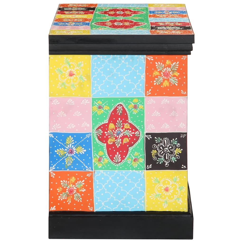 TV-Schränk Mehrfarbig 80 x 35 x 50 cm Massivholz Mango