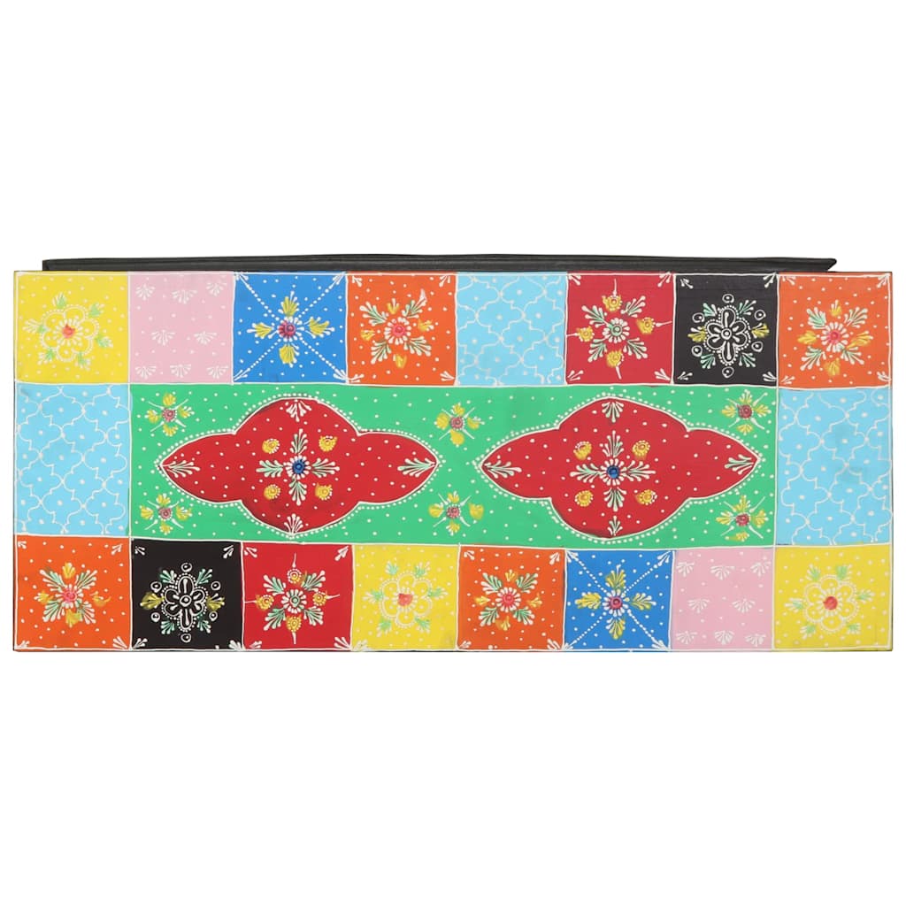 TV-Schränk Mehrfarbig 80 x 35 x 50 cm Massivholz Mango