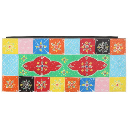 TV-Schränk Mehrfarbig 80 x 35 x 50 cm Massivholz Mango