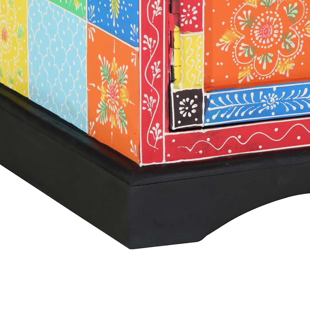 TV-Schränk Mehrfarbig 100 x 35 x 50 cm Massivholz Mango