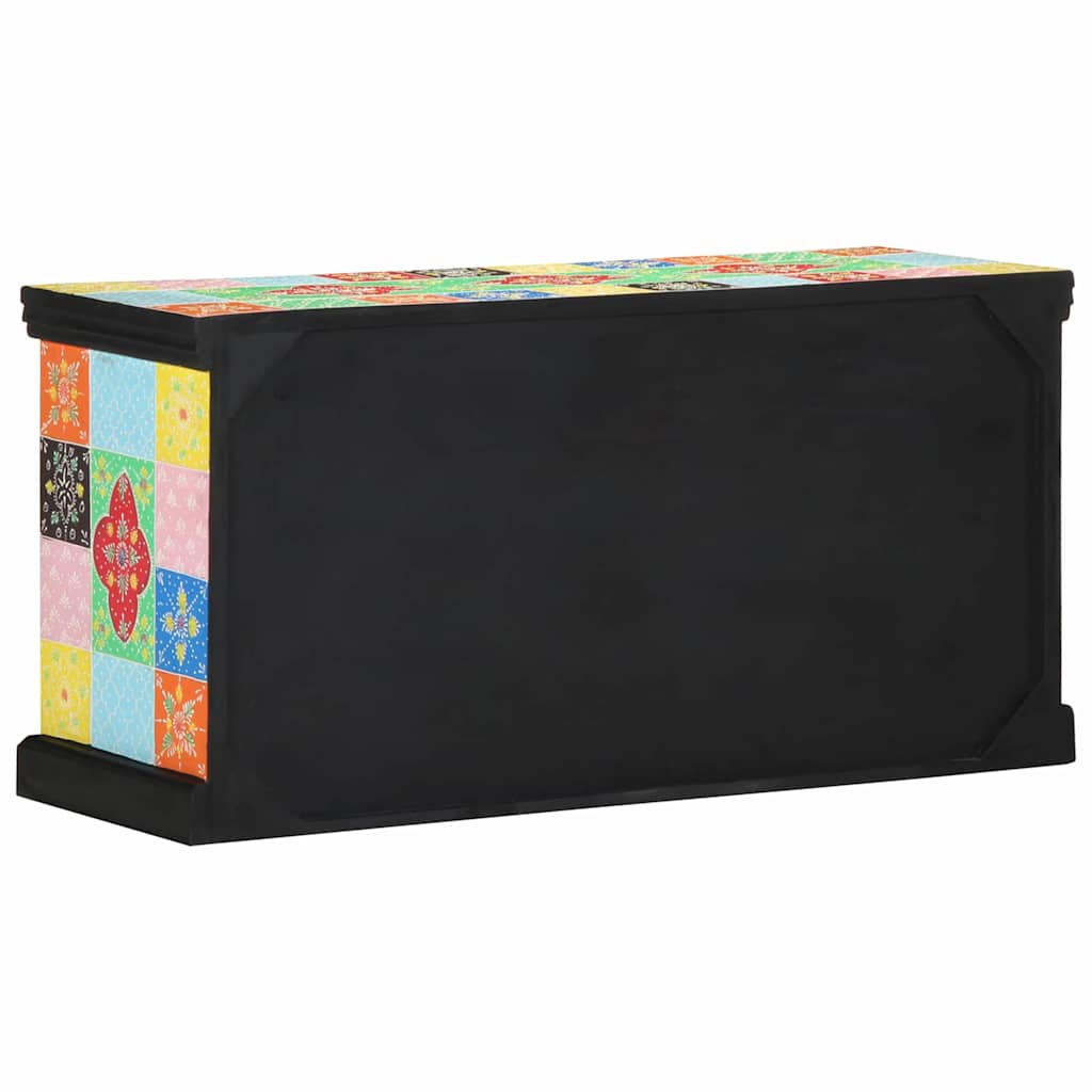 TV-Schränk Mehrfarbig 100 x 35 x 50 cm Massivholz Mango