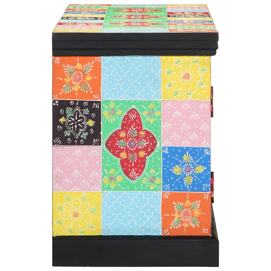 TV-Schränk Mehrfarbig 100 x 35 x 50 cm Massivholz Mango