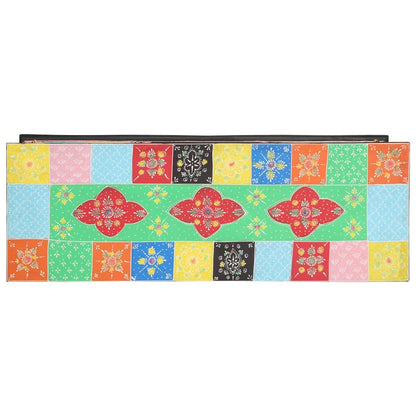 TV-Schränk Mehrfarbig 100 x 35 x 50 cm Massivholz Mango
