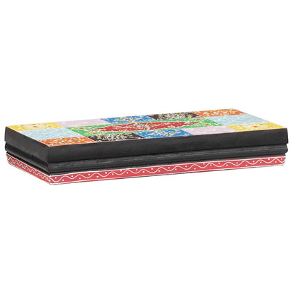 Wandregale 2 pcs Mehrfarbig 40 x 20 x 6 cm Massivholz Mango