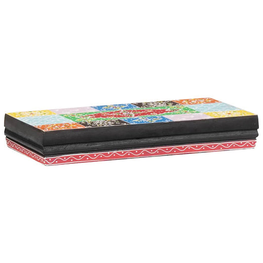 Wandregale 2 pcs Mehrfarbig 40 x 20 x 6 cm Massivholz Mango