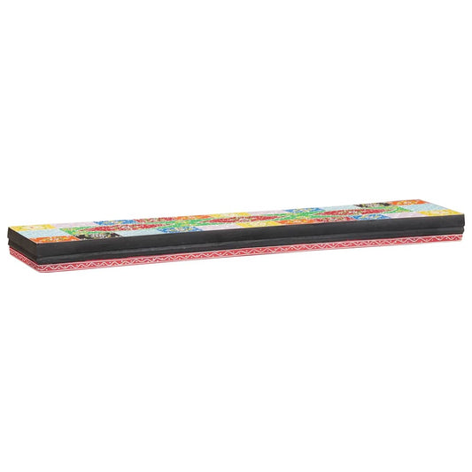 Wandregale 2 pcs Mehrfarbig 100 x 20 x 6 cm Massivholz Mango
