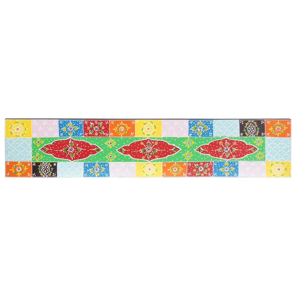 Wandregale 2 pcs Mehrfarbig 100 x 20 x 6 cm Massivholz Mango