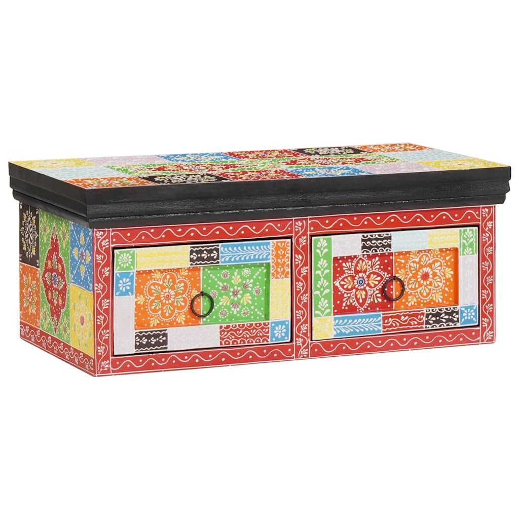 TV-Schrank Mehrfarbig 60 x 30 x 24 cm Massivholz Mango
