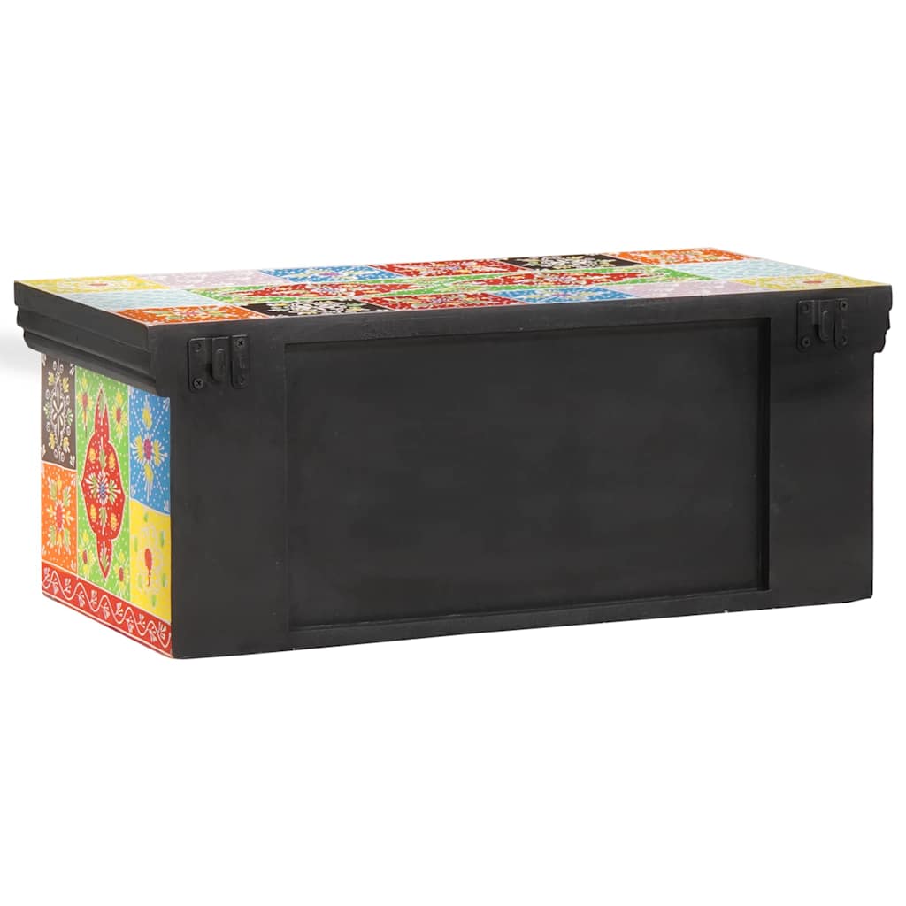 TV-Schrank Mehrfarbig 60 x 30 x 24 cm Massivholz Mango