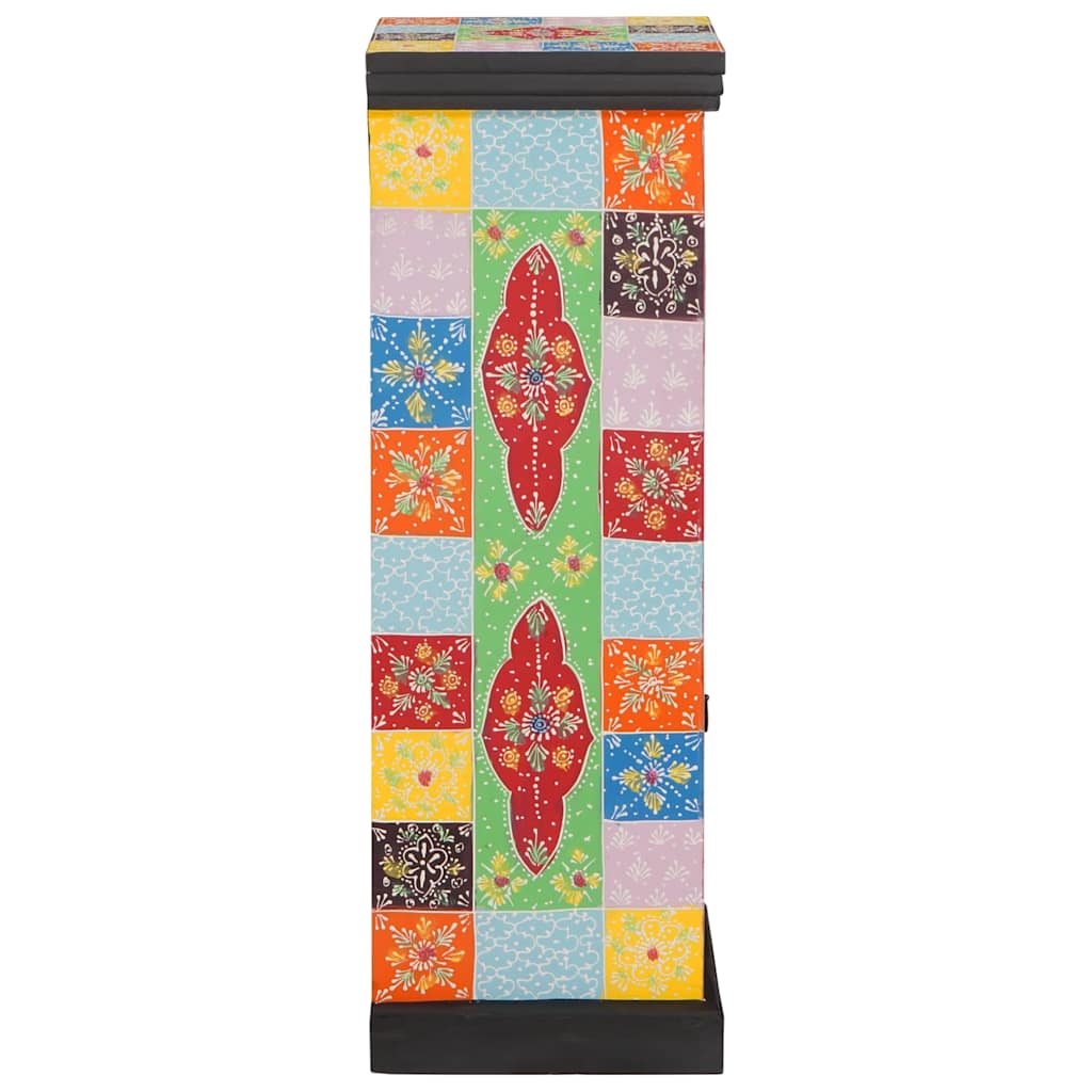 Kommode mit Regal Mehrfarbig 30 x 30 x 90 cm Massivholz Mango