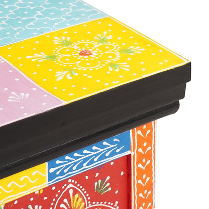 Aufbewahrungsbox Mehrfarbig 60 x 40 x 40 cm Massivholz Mango