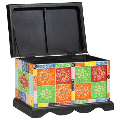 Aufbewahrungsbox Mehrfarbig 60 x 40 x 40 cm Massivholz Mango