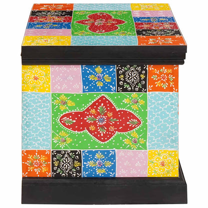 Aufbewahrungsbox Mehrfarbig 60 x 40 x 40 cm Massivholz Mango