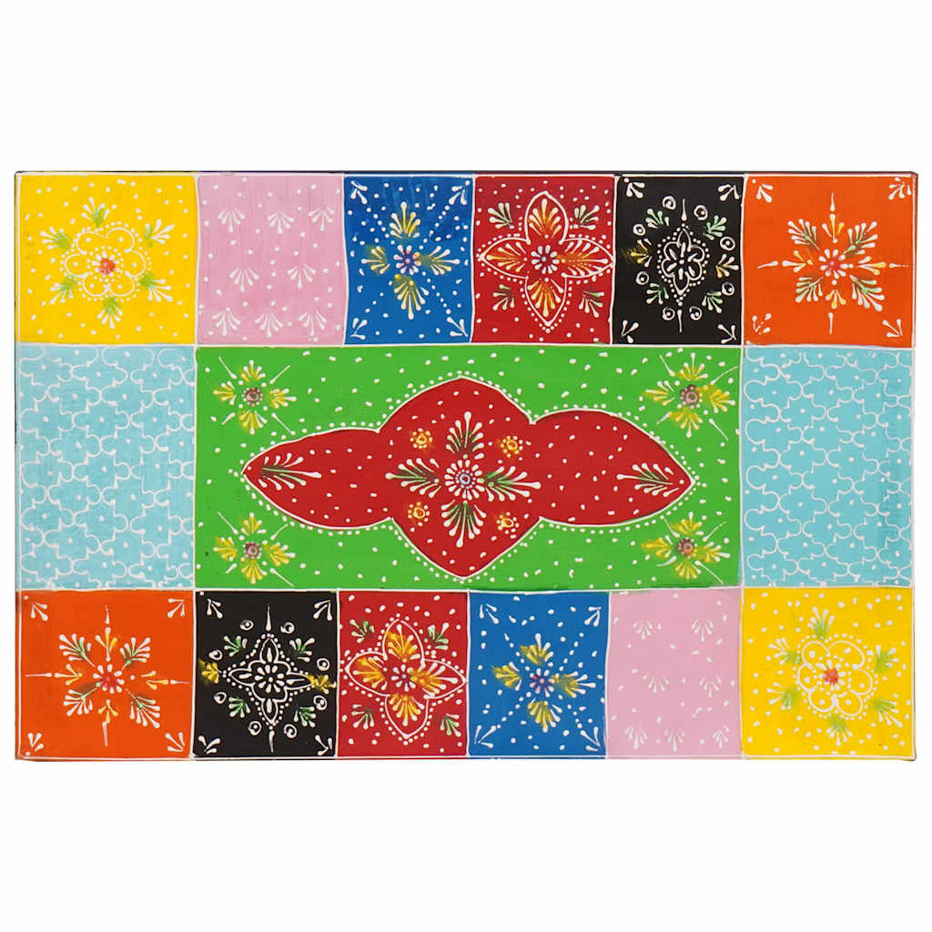 Aufbewahrungsbox Mehrfarbig 60 x 40 x 40 cm Massivholz Mango