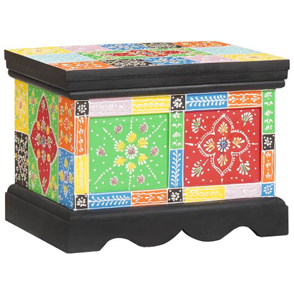 Aufbewahrungsbox Mehrfarbig 40 x 30 x 30 cm Massivholz Mango
