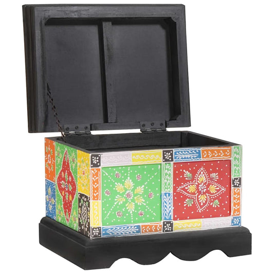 Aufbewahrungsbox Mehrfarbig 40 x 30 x 30 cm Massivholz Mango