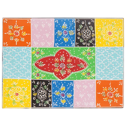Aufbewahrungsbox Mehrfarbig 40 x 30 x 30 cm Massivholz Mango