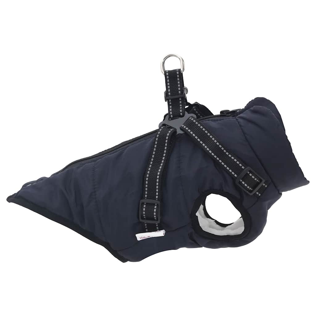 Hundemantel Geschirr Wasserdicht Reflektierend Marineblau L32