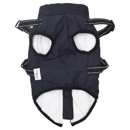Hundemantel Geschirr Wasserdicht Reflektierend Marineblau L32