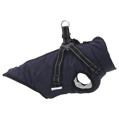 Hundemantel Geschirr Wasserdicht Reflektierend Marineblau L36