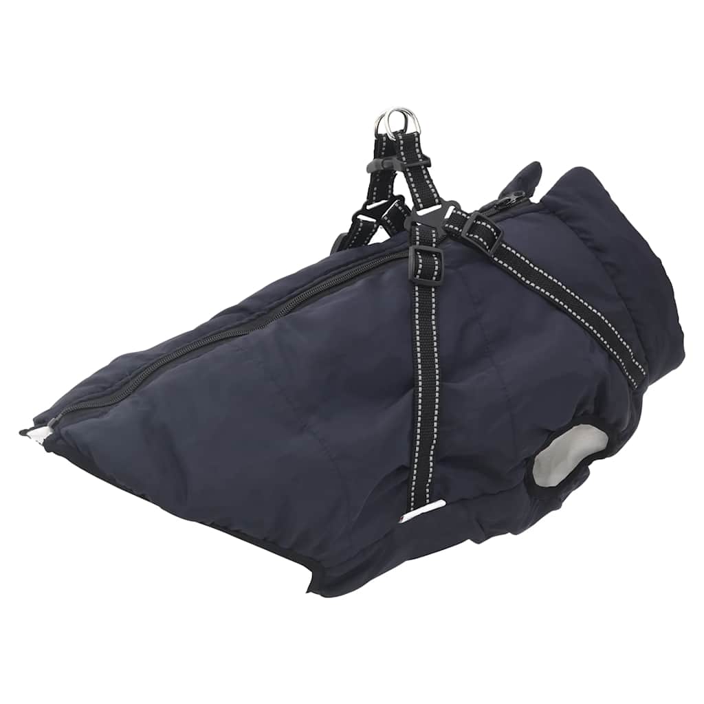 Hundemantel Geschirr Wasserdicht Reflektierend Marineblau L44