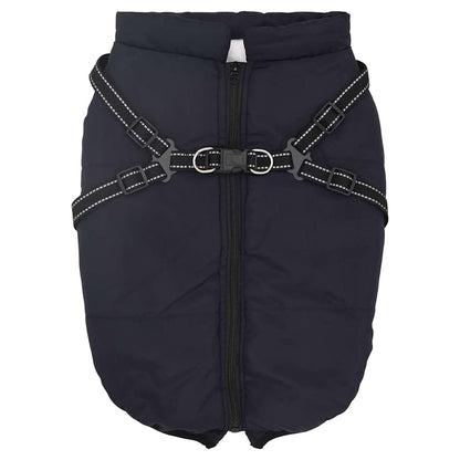 Hundemantel Geschirr Wasserdicht Reflektierend Marineblau L44