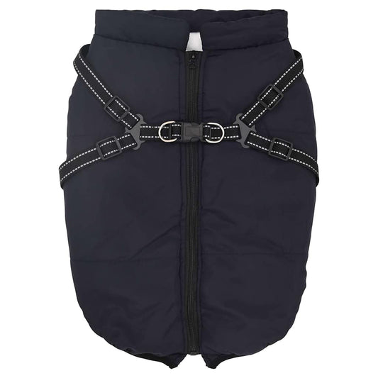 Hundemantel Geschirr Wasserdicht Reflektierend Marineblau L44