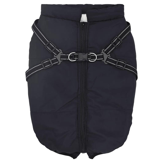 Hundemantel Geschirr Wasserdicht Reflektierend Marineblau L48